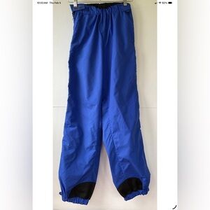 Columbia men’s snowboard ski nylon full side zip pants size small